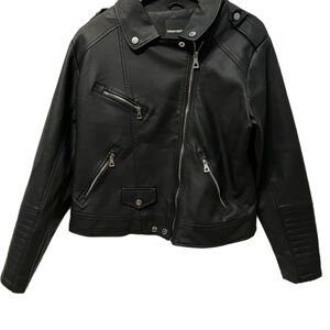 Urban Republic Women's Black Leather Jacket